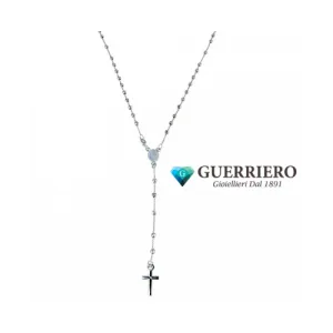 Collana Rosario in oro bianco 18kt
