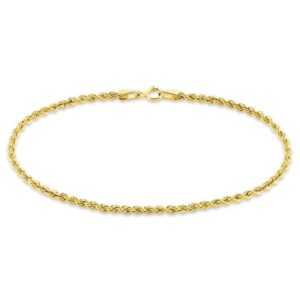 Bracciale funetta oro giallo 18kt