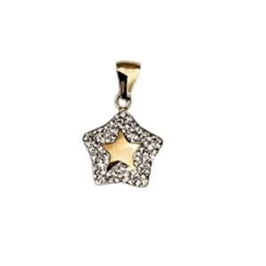 pavè di zirconi oro giallo 18 kt