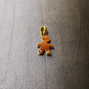 Ciondolo le bebè maschio oro 18K