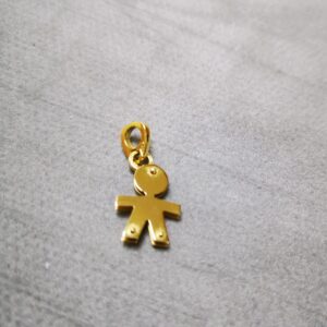 Ciondolo le bebè maschio oro 18K