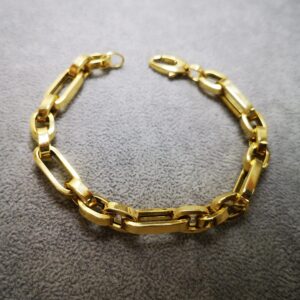 Bracciale pieno 21,5 cm oro 18K