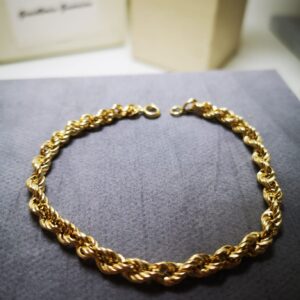 Bracciale corda oro 18kt