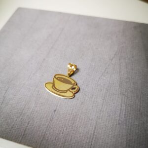 Ciondolo tazzina da Caffè in oro 18K