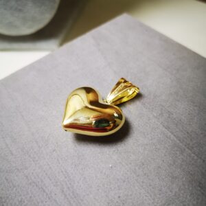 Cuore Ferragni 3cm in oro 18K firmato Giordini