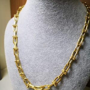 Collana Ferragni piena 43 oro 18K