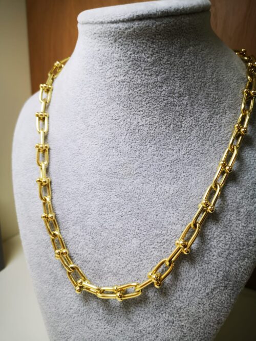Collana Ferragni piena 43 oro 18K
