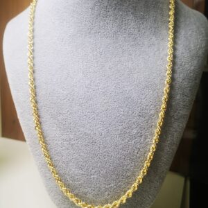 Collana corda 70 cm oro 18kt