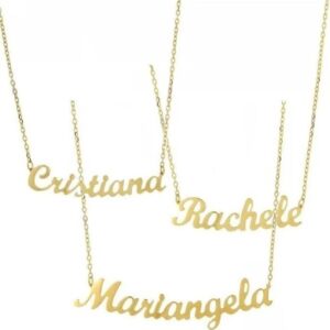 Collana rollò con nome oro 18kt