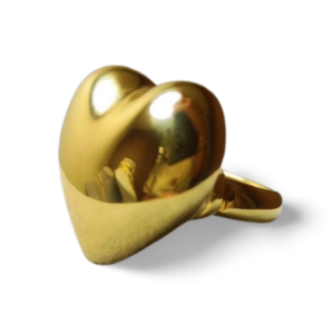 Anello a Cuore Bombato modello Ferragni oro 18kt