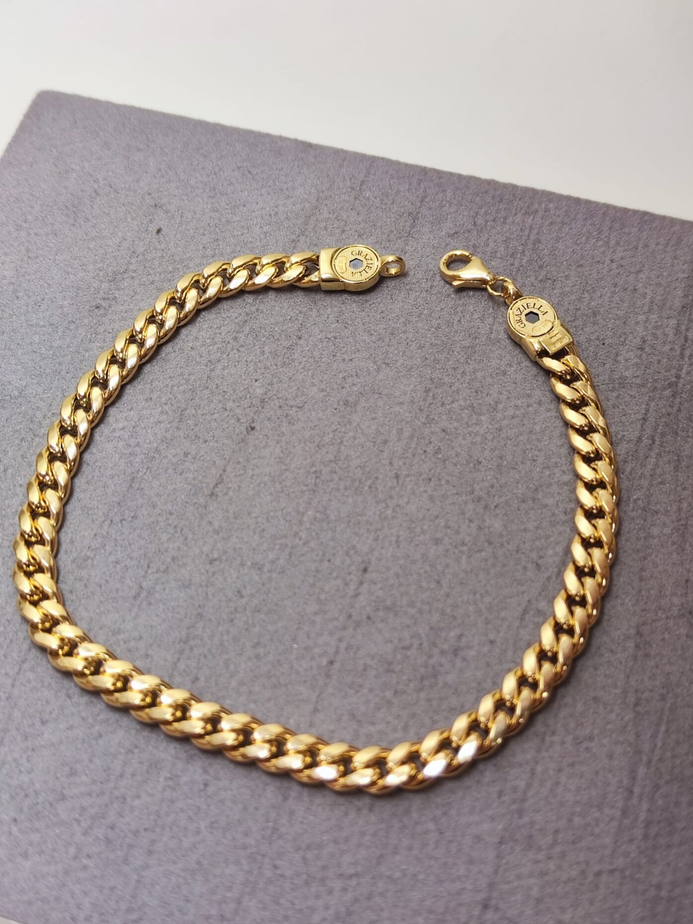 Beloved Bracciale Pure Steel Donna In Acciaio Inox - Catena Groumette Con Charms Pendenti, Chiusura Regolabile, Regalo Con Scatola