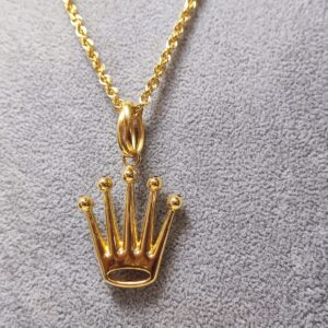 Collana America 50 cm con Rolex oro 18K