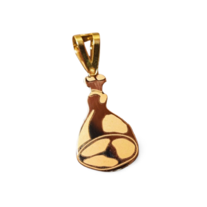 Pendente a Forma di Prosciutto oro 18kt
