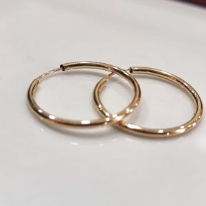 Orecchini Flex A Cerchio oro 18K