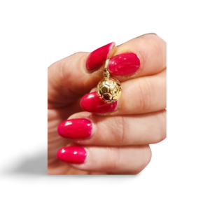 Ciondolo Pallone Elettroformato oro 18kt