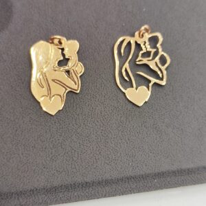 Ciondolo Mamma e figlio in oro 18kt