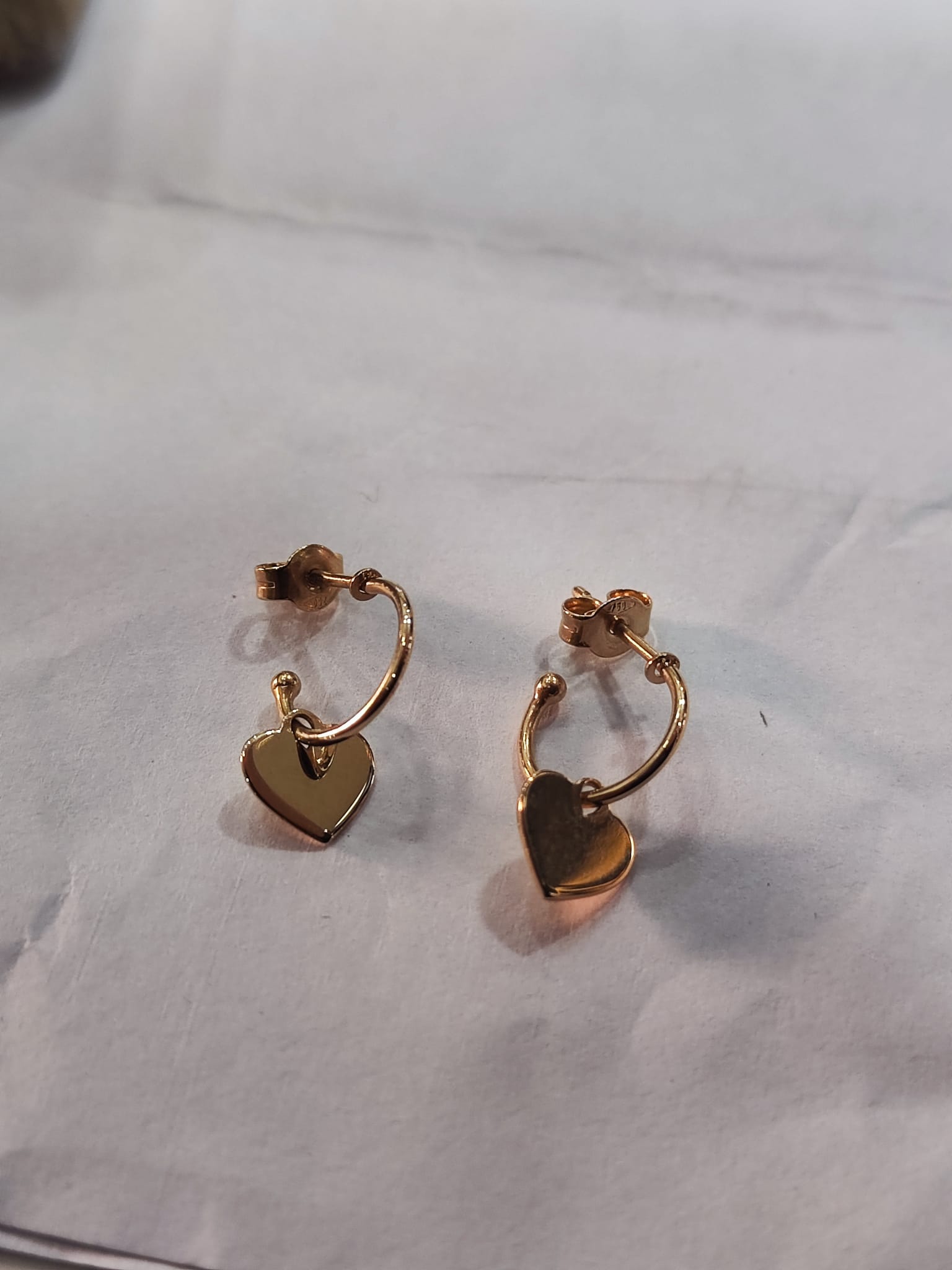 Orecchini A Cerchio Piccoli Placcati Oro 18kt Per Donna - Set Con Confezione Regalo Rosa