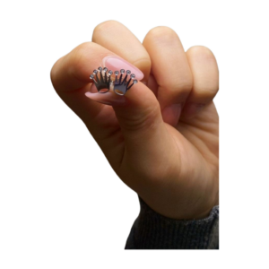 Orecchini corona oro bianco 18kt