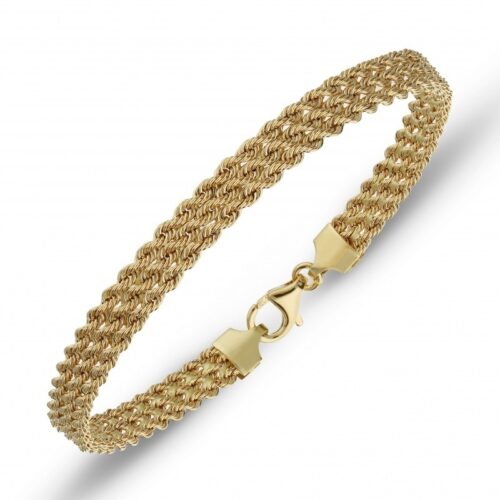 Bracciale tre corde oro 18kt