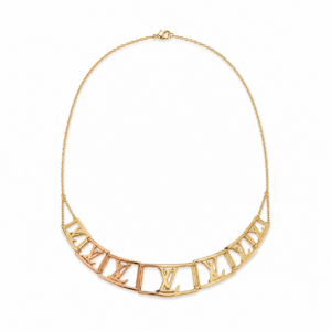 Collana con Logo in Oro 18 KT – Lunghezza 45 cm