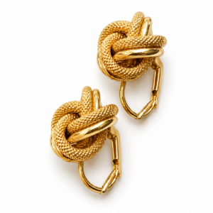 Orecchini Oro Giallo 18 KT con Monachina | Gioielleria Guerriero