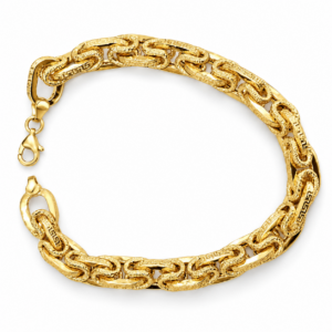 Bracciale Catena Greca in Oro Giallo 18 KT 20 cm