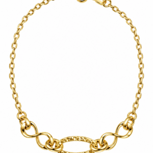 Bracciale oro 18 kt con infinito laterale